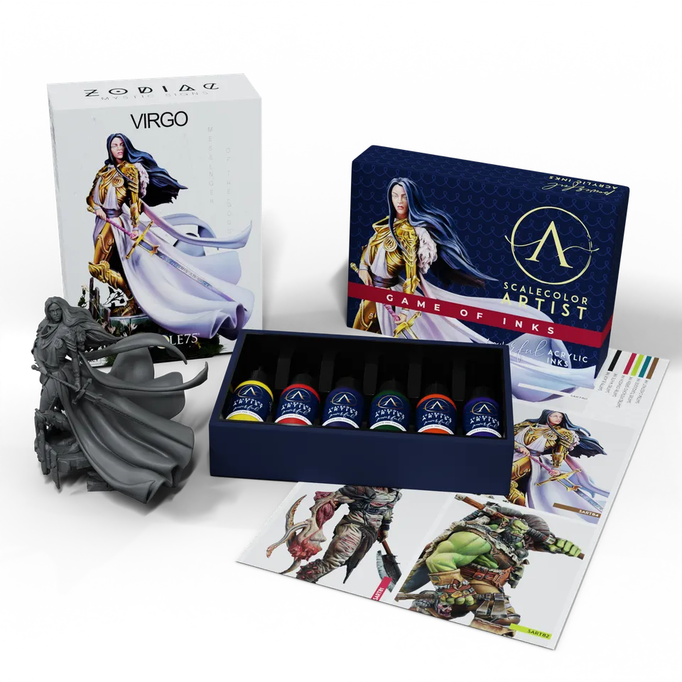 scale75-bundles-pack-game-of-inks-virgo-peinture-figurine image 1