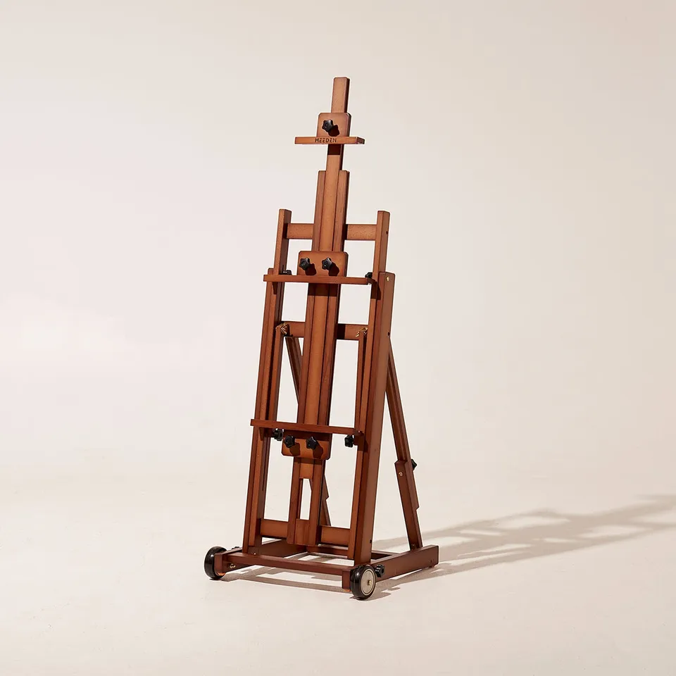 meeden-floor-easels-chevalet-atelier-w14-noyer image 1