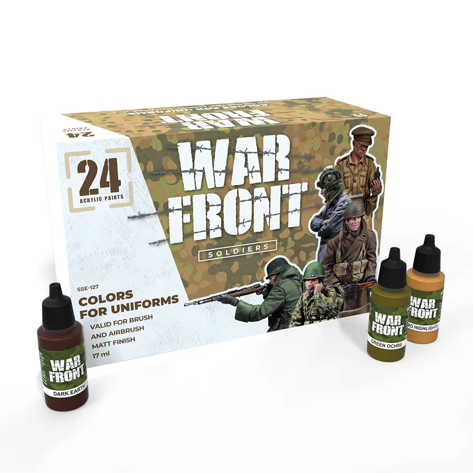 scale75-warfront-soldiers-set-24-peintures-uniformes-acrylique image 1