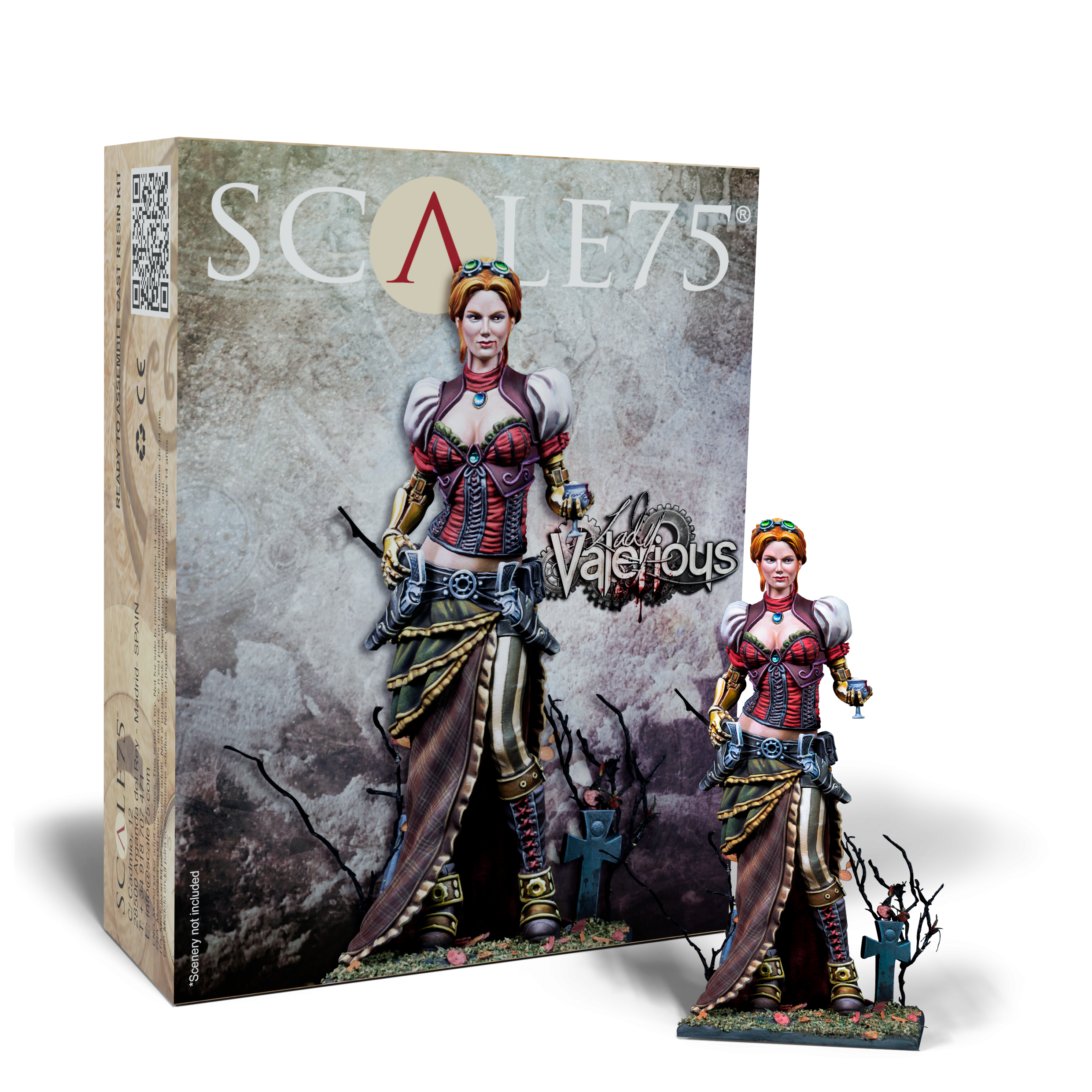 scale75-characters-lady-valerious-figurine-r-sine-75mm-non-peinte image 1