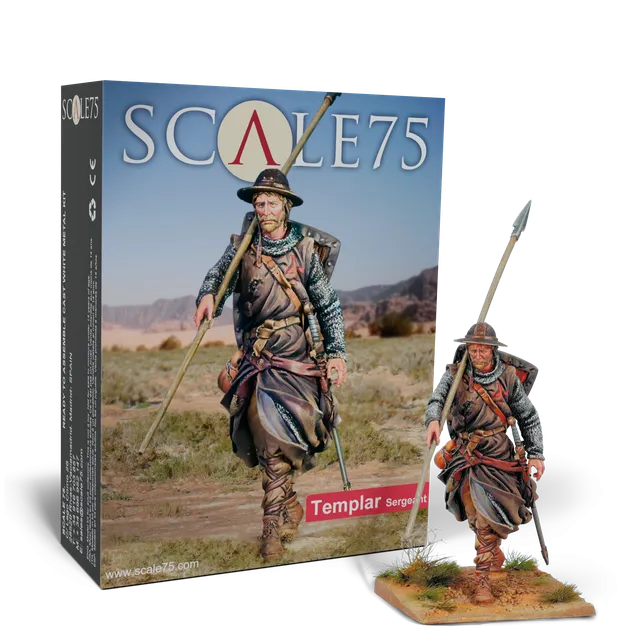 scale75-middle-ages-sergeant-templar-figurine-r-sine-non-peinte image 1