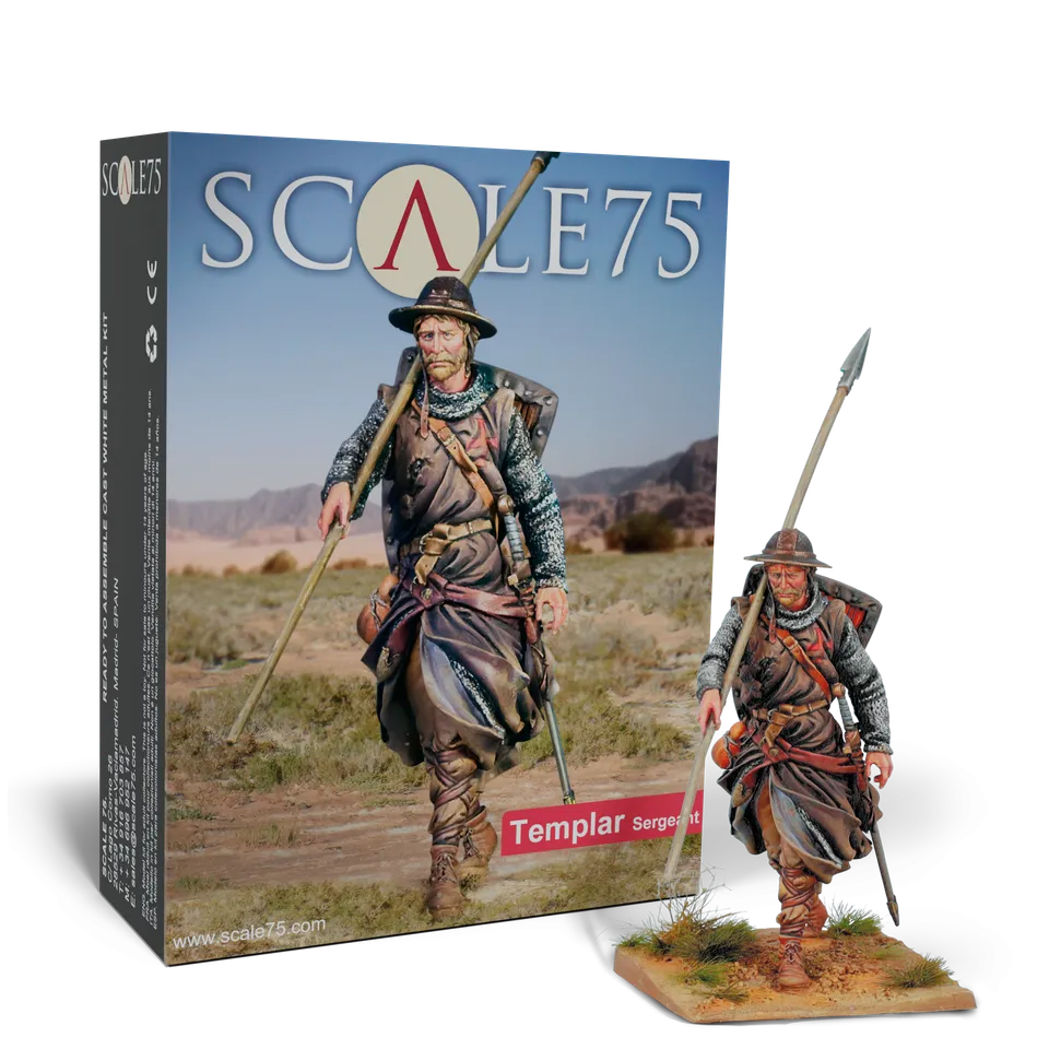 scale75-middle-ages-sergeant-templar-figurine-r-sine-non-peinte image 1