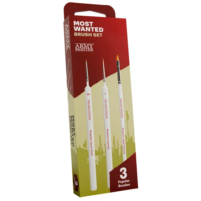 the-army-painter-most-wanted-brush-set-pinceaux-miniature-x3 image 1