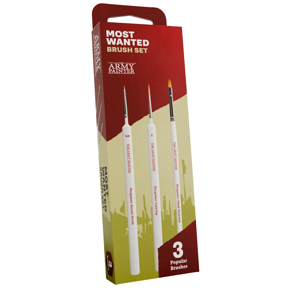 the-army-painter-most-wanted-brush-set-pinceaux-miniature-x3 image 1