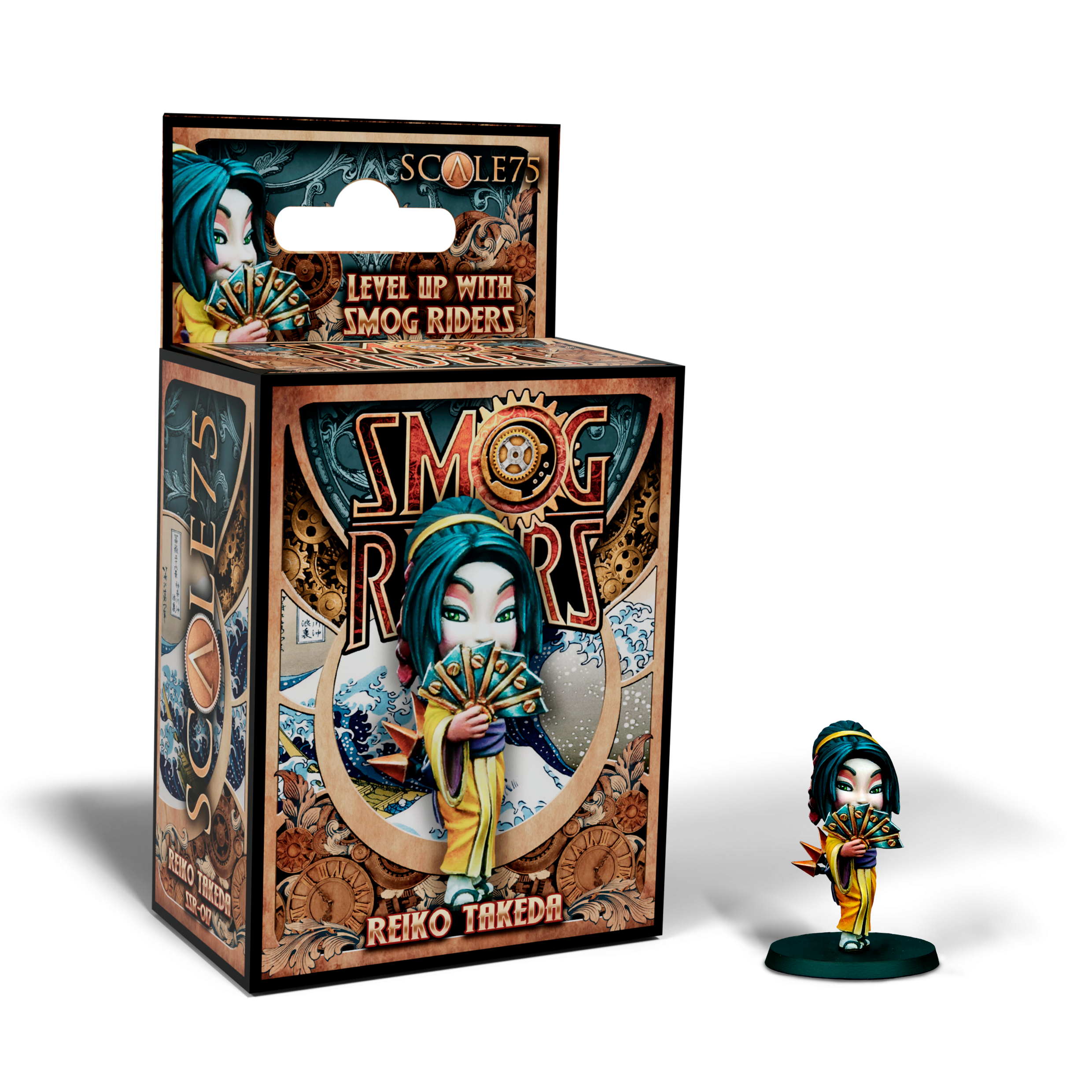 scale75-the-smog-riders-reiko-takeda-figurine-chibi-35mm-non-peinte image 1