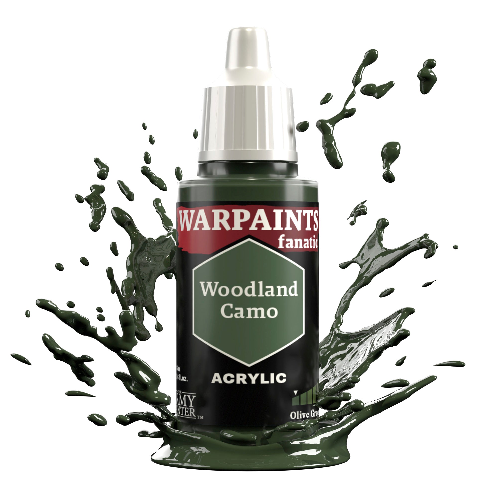 the-army-painter-warpaints-fanatic-woodland-camo-peinture-vert-olive-fonc-18-ml image 2