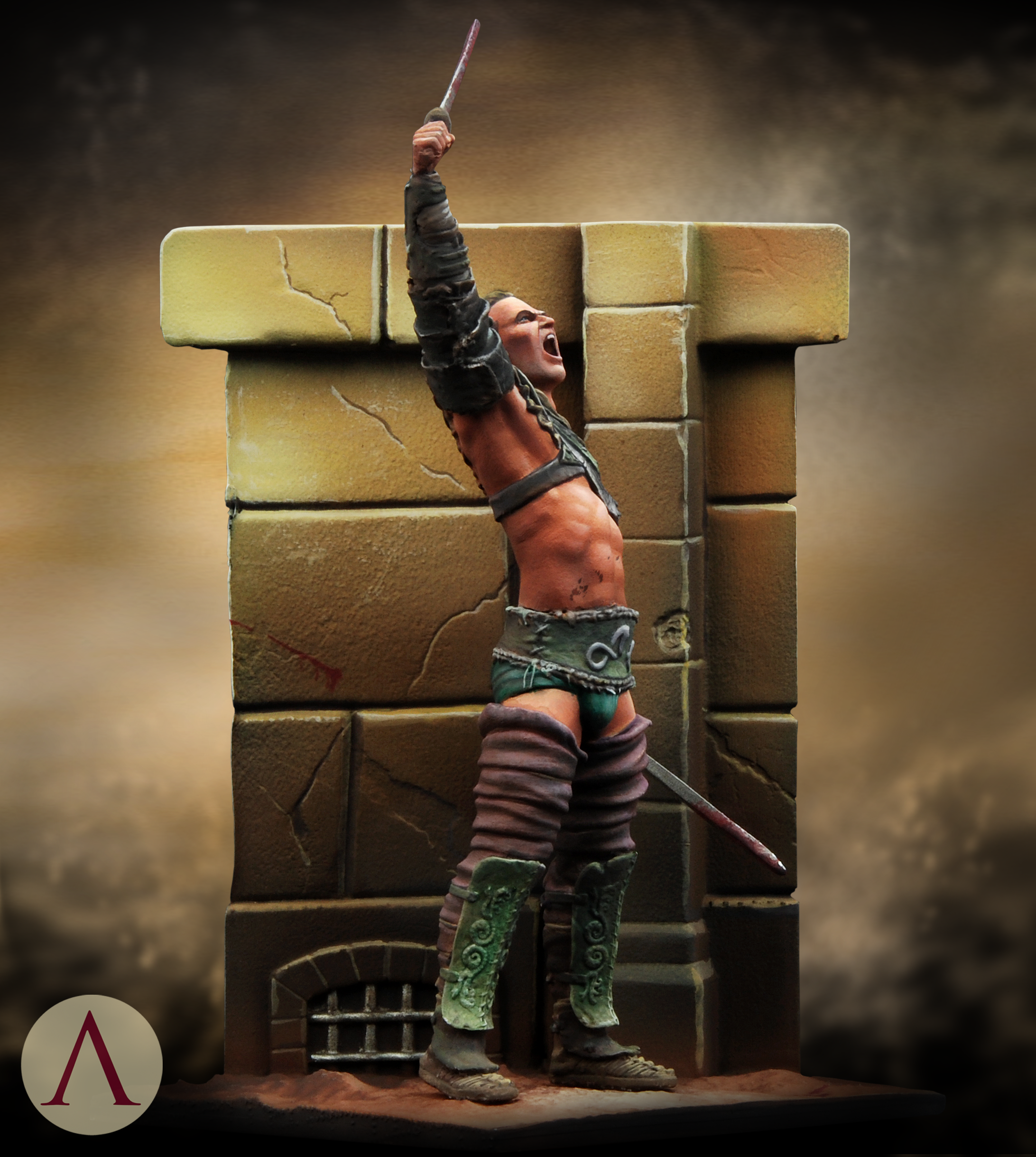 scale75-rome-gannicus-figurine-r-sine-peindre-gladiateur image 7