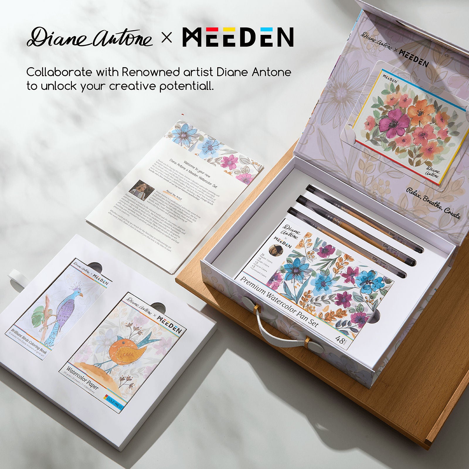 meeden-x-diane-antone-coffret-aquarelle-48-couleurs image 5