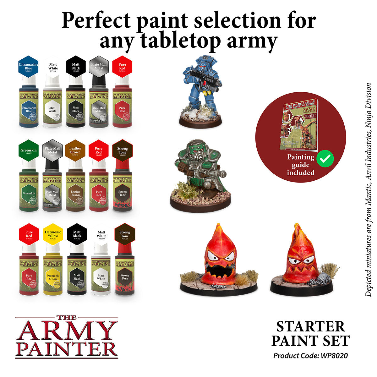 the-army-painter-warpaints-starter-paint-set-peinture-10-couleurs-pinceau image 6