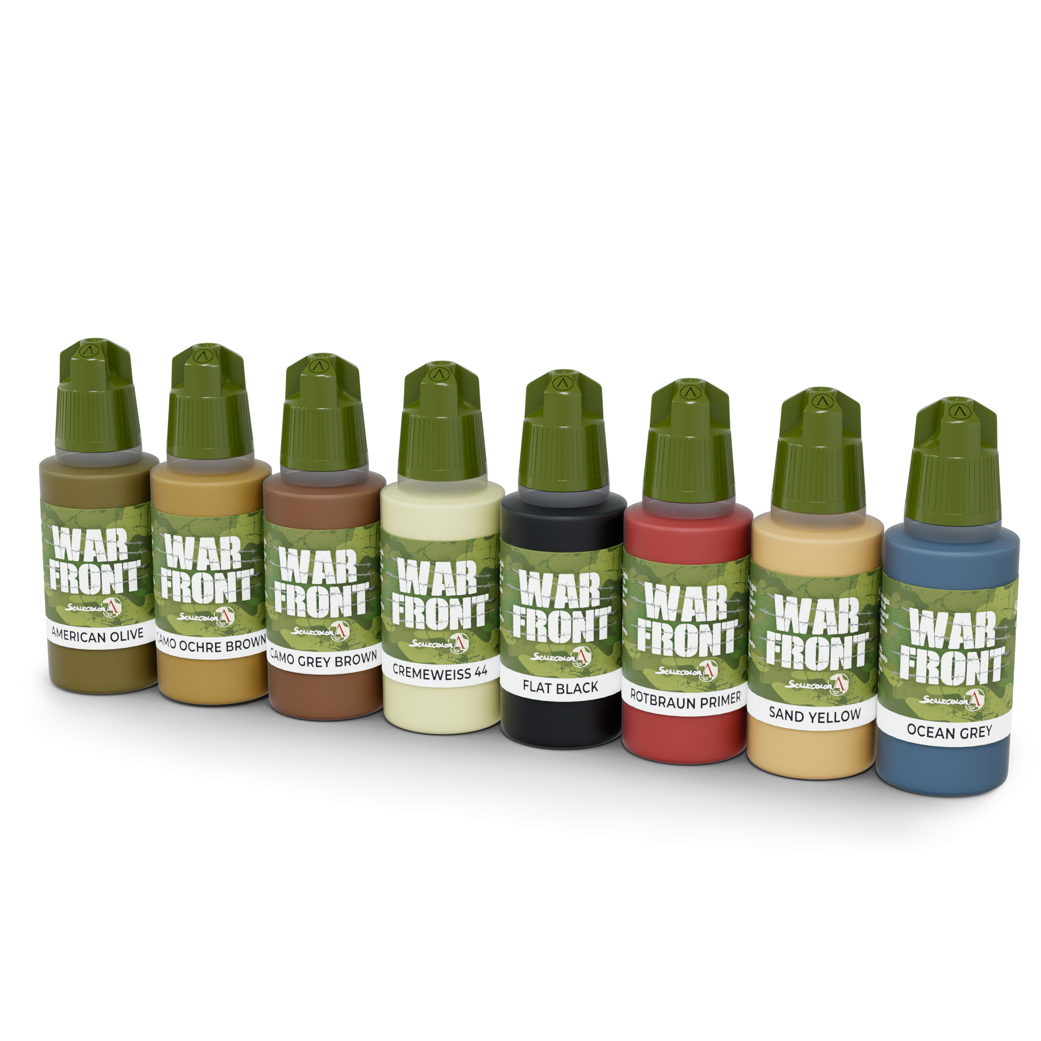 scale75-warfront-us-army-marines-set-8-peintures-olive image 2