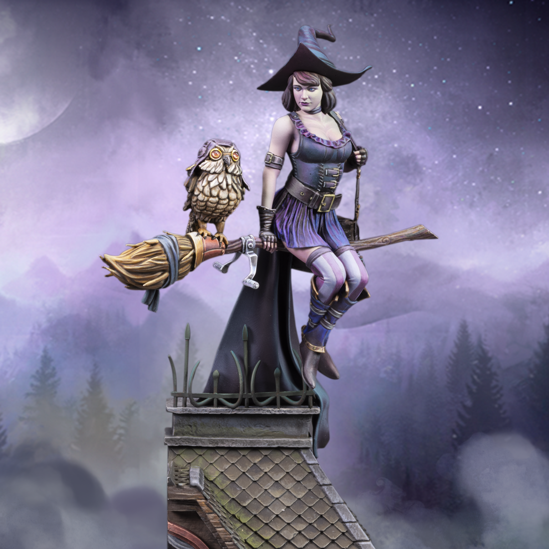 scale75-characters-heather-crowley-figurine-75mm-non-peinte-sorci-re image 3