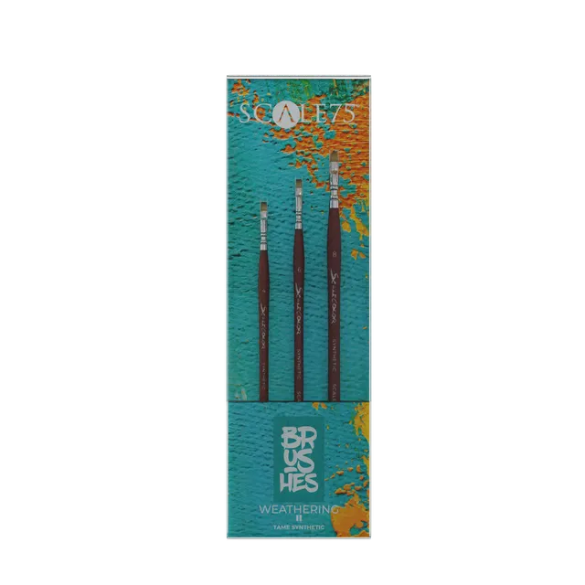 scale75-effects-weathering-ii-set-pinceaux-patine-synth-tiques image 1