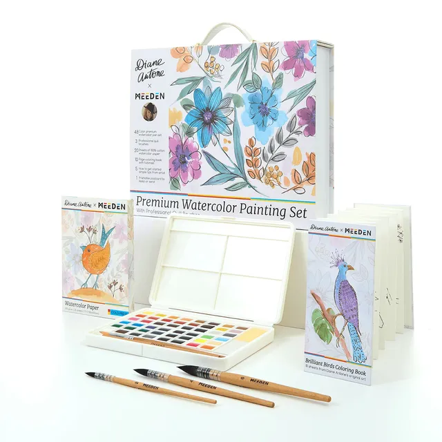 meeden-x-diane-antone-coffret-aquarelle-48-couleurs image 1