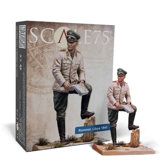 scale75-models-rommel-libya-1942-figurine-75mm-non-peint image 1